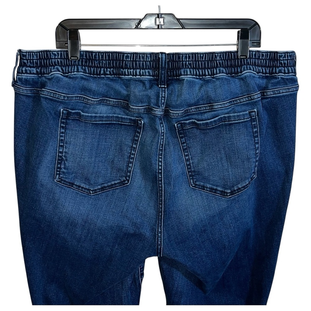 Torrid Jeans Women’s Size 18/20 2X Blue Straight Expandable Waist Drawstring - Picture 6 of 7